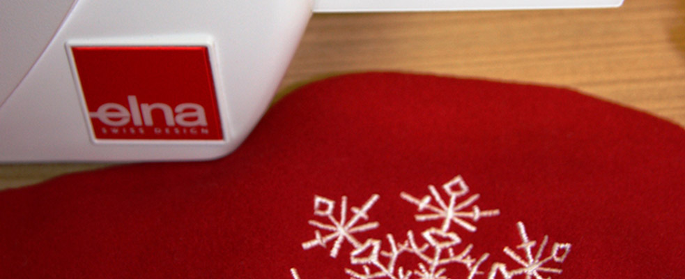 Мастер-класс «Варежки», выполненный на Elna eXperience 560 и Elna eXpressive 830