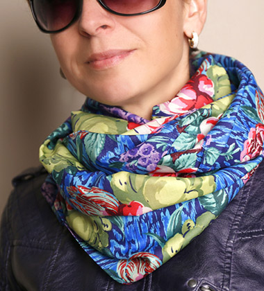 Шьем шарфик на швейной машине Elna eXcellence 680