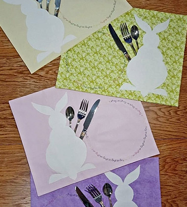 Мастер-класс «Пасхальные салфетки», выполненный на швейной машине Elna eXcellence 680