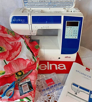 Мастер-класс «Комплект постельного белья», выполненный на швейной машине Elna eXcellence 680