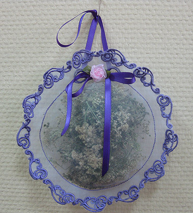 Мастер-класс «САШЕ», выполненный на вышивальной машине Elna eXpressive 830 