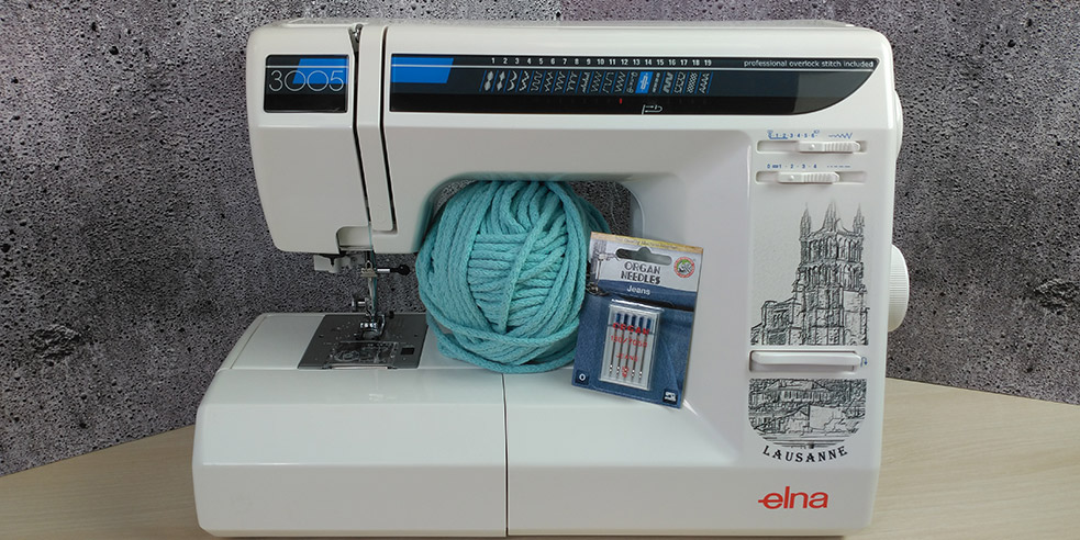 Мастер-класс «Корзиночка», выполненный на электромеханической швейной машина Elna 3005