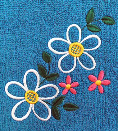 Мастер-класс по вышивке на махровой ткани 