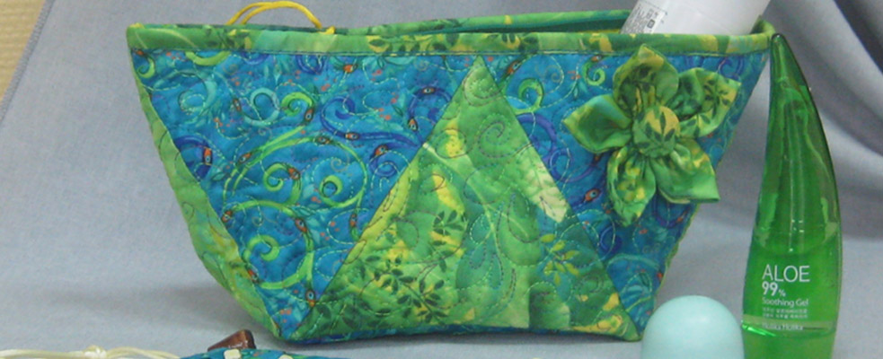 Мастер-класс «Косметичка», выполненный на швейной машине Elna 3007 GENEVA