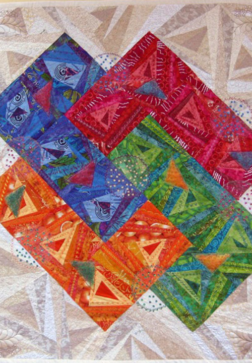 Мастер-класс «Калейдоскоп», выполненный на швейной машине Elna eXcellence 720PRO