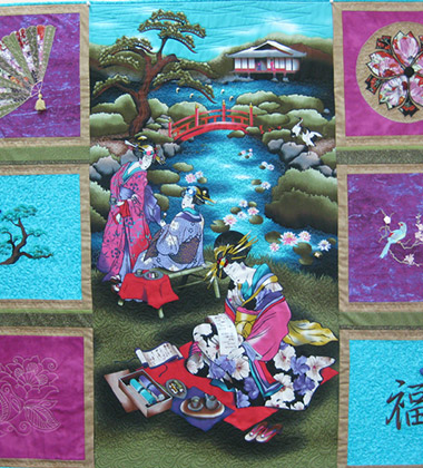 Мастер-класс панно в японском стиле «Счастье» 