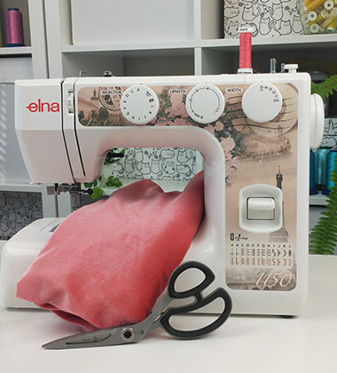 Мастер-класс «Подушка «Ракушка», выполненный на электромеханической швейной машине Elna 1150 