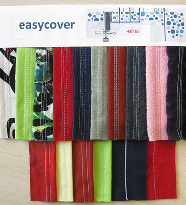 Мастер-класс на высокоскоростной 3-игольной распошивальной машине Elna easycover - «Виды швов» 
