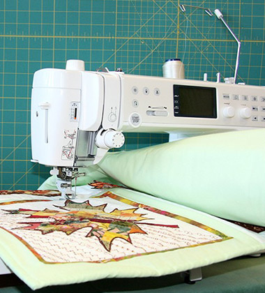 Мастер-класс по созданию панно «Осенняя сказка», выполненный на швейном машине Elna eXcellence 720PRO 