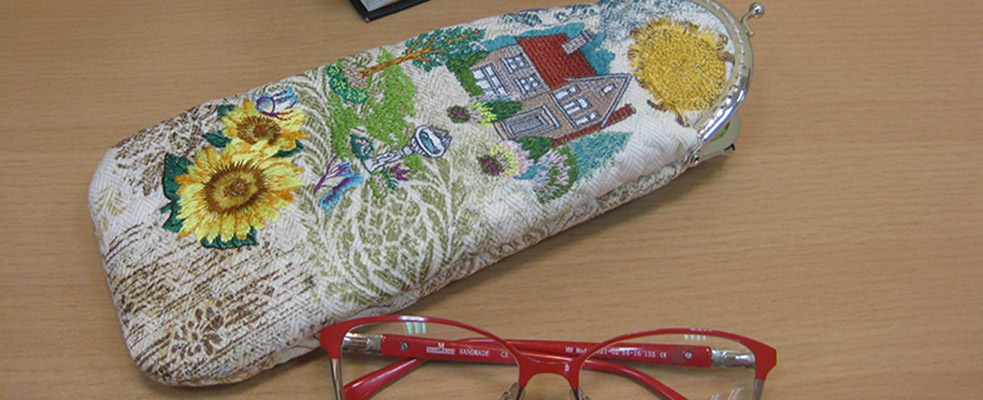 Мастер-класс «Очечник», выполненный на Elna eXcellence 760 и Elna eXpressive 830