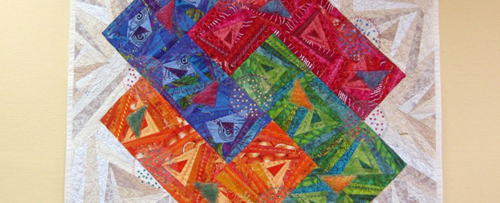 Мастер-класс «Калейдоскоп», выполненный на швейной машине Elna eXcellence 720PRO