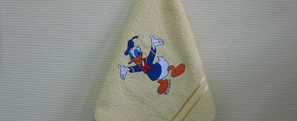 Мастер-класс вышивка на махре «Мультяшки», выполненный на вышивальной машине Elna 830