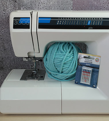 Мастер-класс «Корзиночка», выполненный на электромеханической швейной машина Elna 3005 