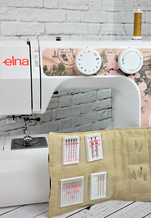 Мастер-класс «Органайзер для игл», выполненный на электромеханической швейной машине Elna 1150