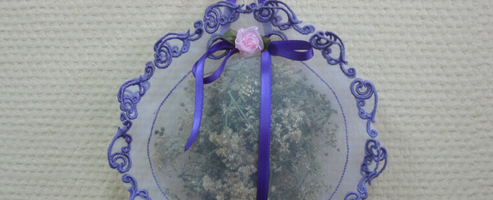 Мастер-класс «САШЕ», выполненный на вышивальной машине Elna eXpressive 830