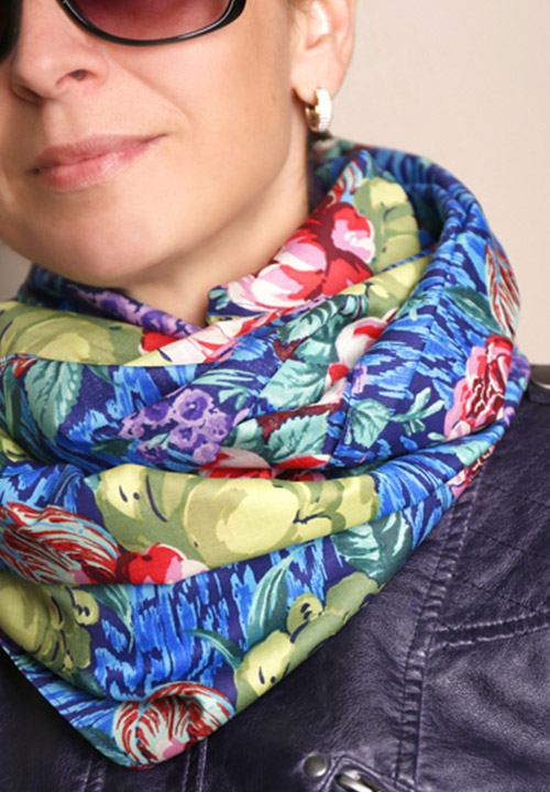 Шьем шарфик на швейной машине Elna eXcellence 680