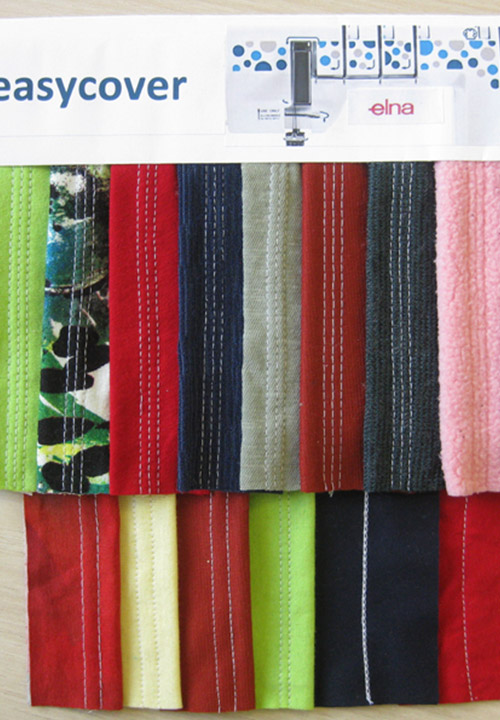 Мастер-класс на высокоскоростной 3-игольной распошивальной машине Elna easycover - «Виды швов»