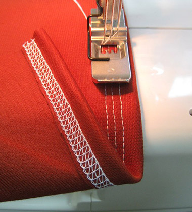 Виды швов распошивальной машины Elna 444 