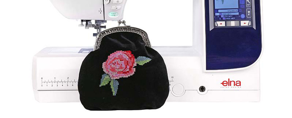 Мастер-класс «Косметичка», выполненный на швейно-вышивальной машине Elna 860