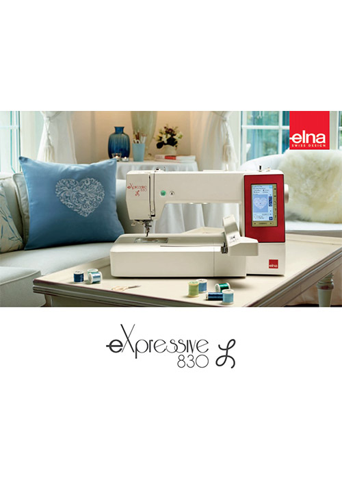 Основы машинной вышивки с Elna eXpressive 830L