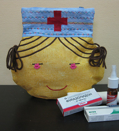 Мастер-класс «Аптечка», выполненный на швейной машине Elna 3005 