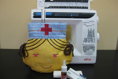 Мастер-класс «Аптечка», выполненный на швейной машине Elna 3005
