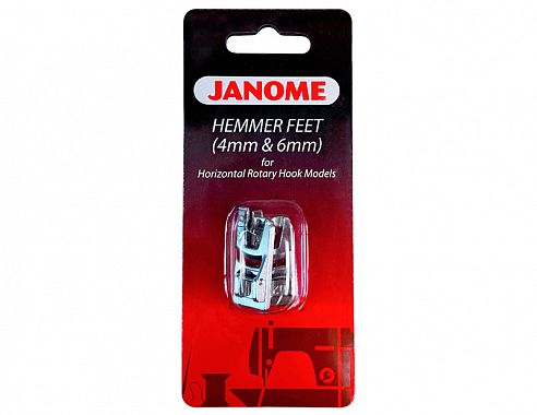 Janome Набор лапок подрубателей (4 и 6 мм), 200-326-001