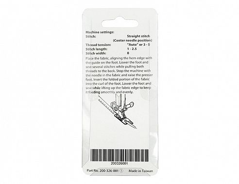 Janome Набор лапок подрубателей (4 и 6 мм), 200-326-001